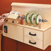Woodsmith Multi-Wheel Sharpening Station Standard Plan & Premium Shop Drawings