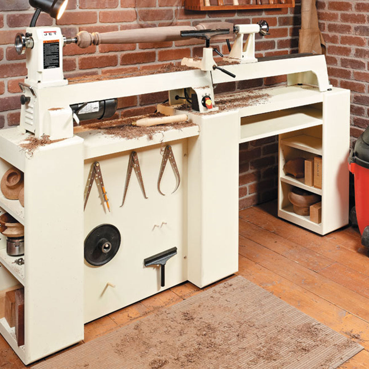 Woodsmith Compact Lathe Station Standard Plan & Premium Shop Drawings