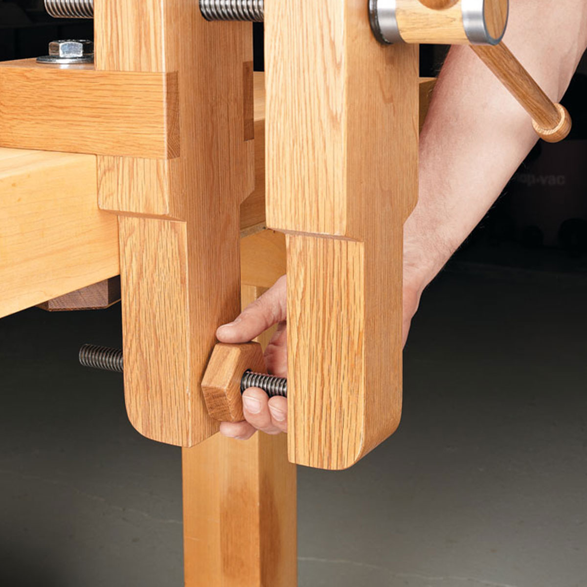 Woodsmith Bench Vise Standard Plan & Premium Shop Drawings