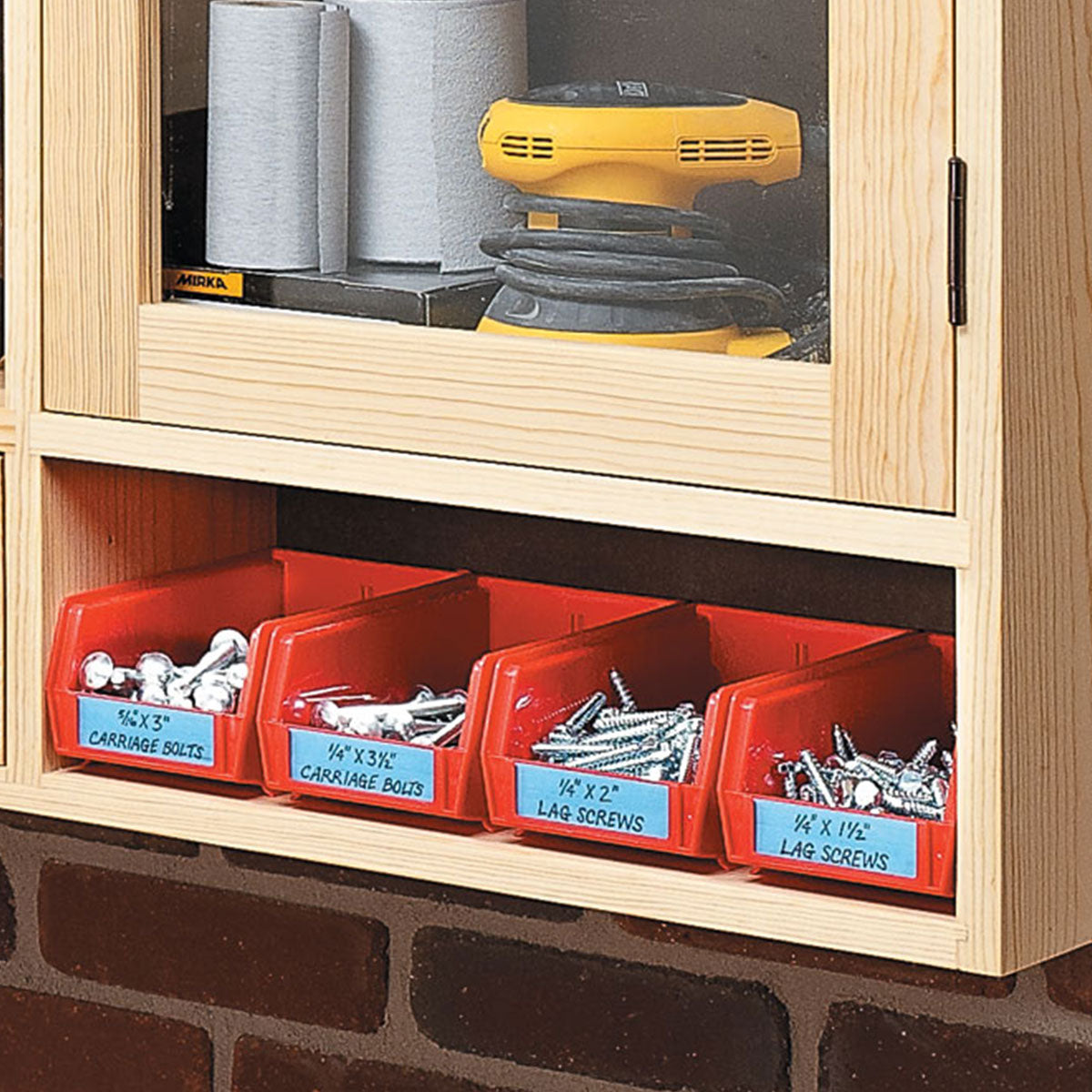 Woodsmith Pegboard Tool Cabinet Standard Plan & Premium Shop Drawings