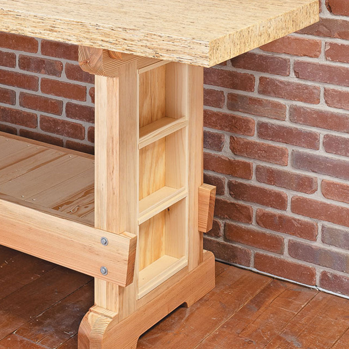 Woodsmith Sturdy, Affordable Workbench Standard Plan & Premium Shop Drawings