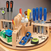 Woodsmith Rotating Tool Caddy Standard Plan & Premium Shop Drawings