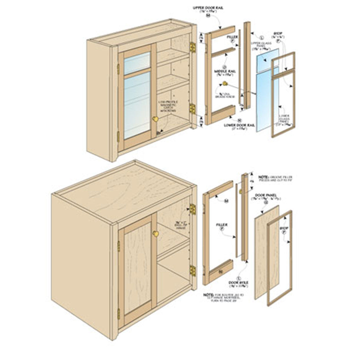 Woodsmith Modular One-Wall Workshop Standard Plan & Premium Shop Drawings