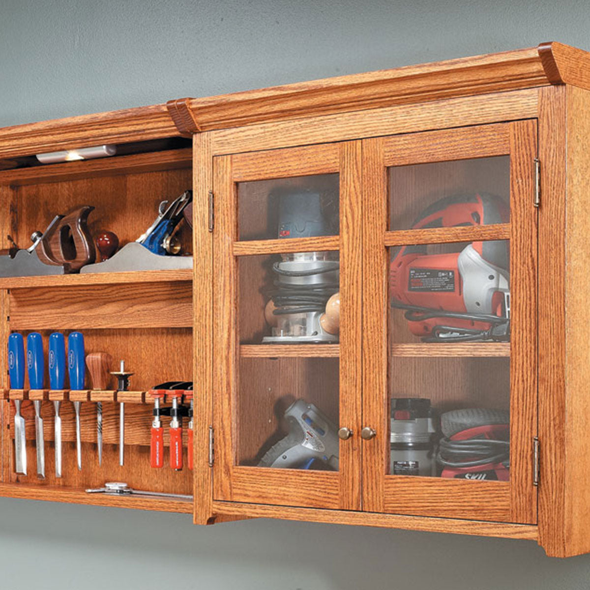Woodsmith Modular One-Wall Workshop Standard Plan & Premium Shop Drawings