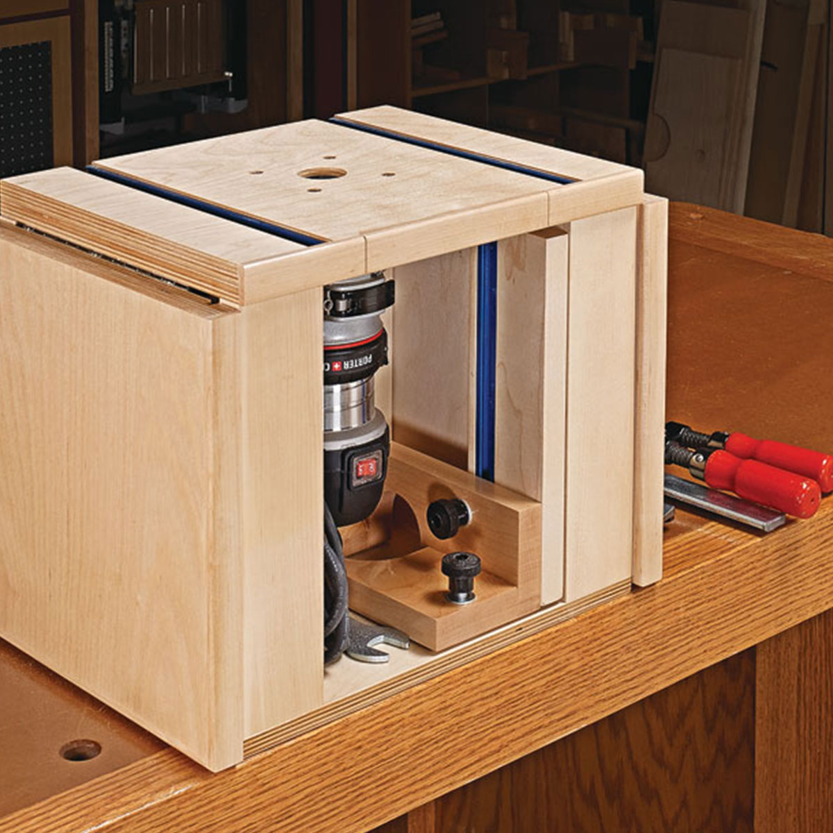 Woodsmith Compact Router Table Standard Plan & Premium Shop Drawings