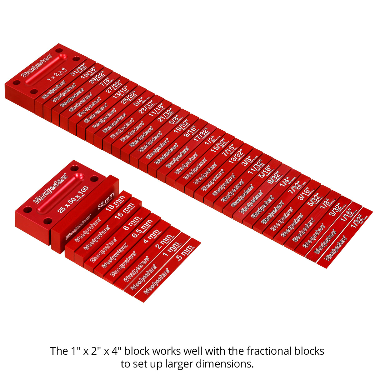 Setup Blocks - 42-Piece Jumbo Deluxe Set - Closeout