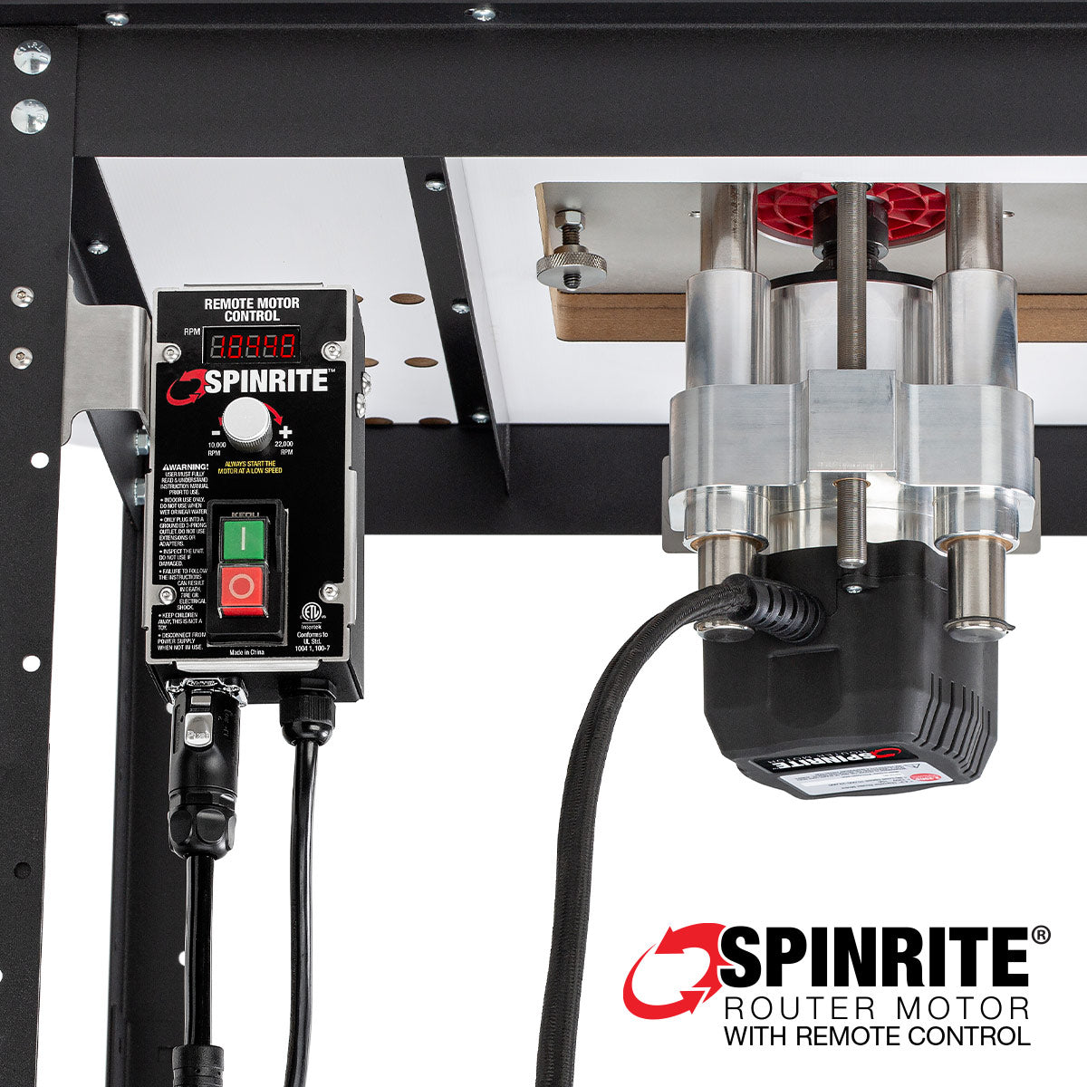 SpinRite Router Motor with Remote Control Used