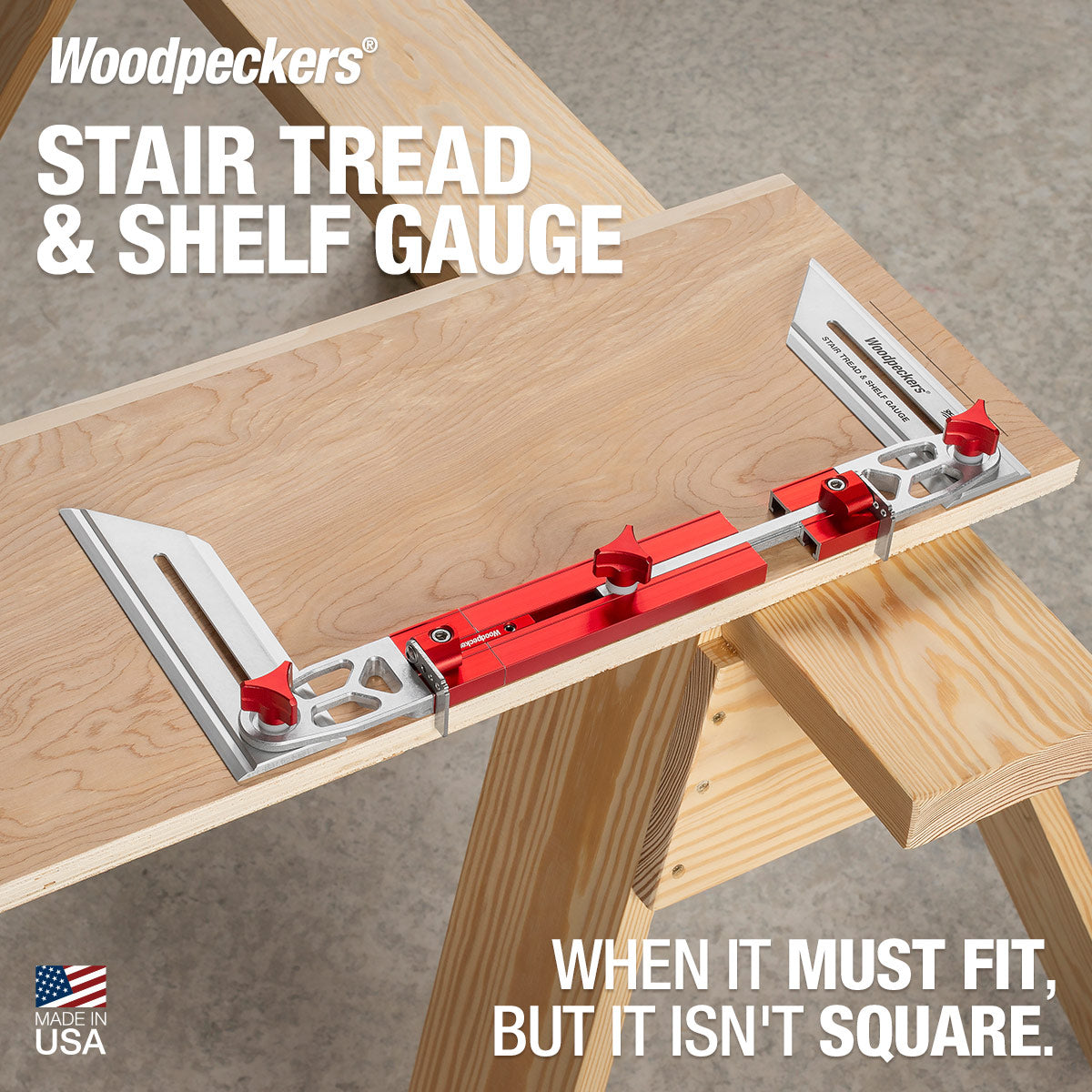 Stair Tread & Shelf Gauge