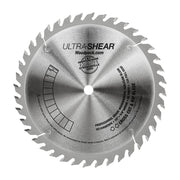 Ultra-Shear 10" 40-Tooth ATB Cross Cut & Rip Blade - .125" Full Kerf, 5/8" Arbor - Closeout