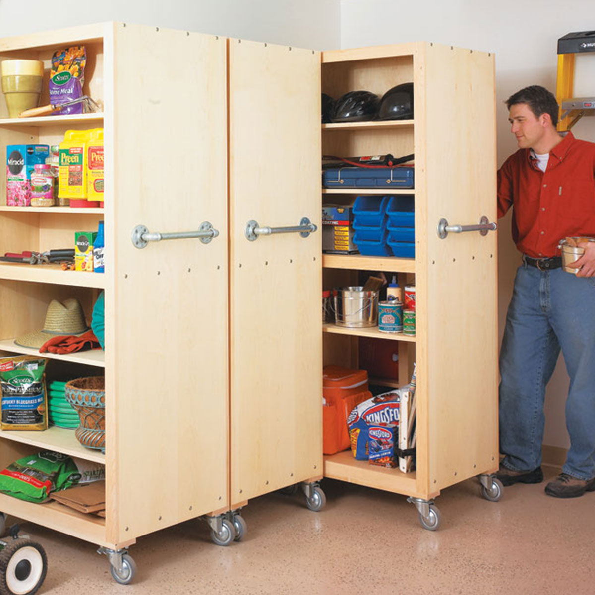 Woodsmith Garage Organizers Plan