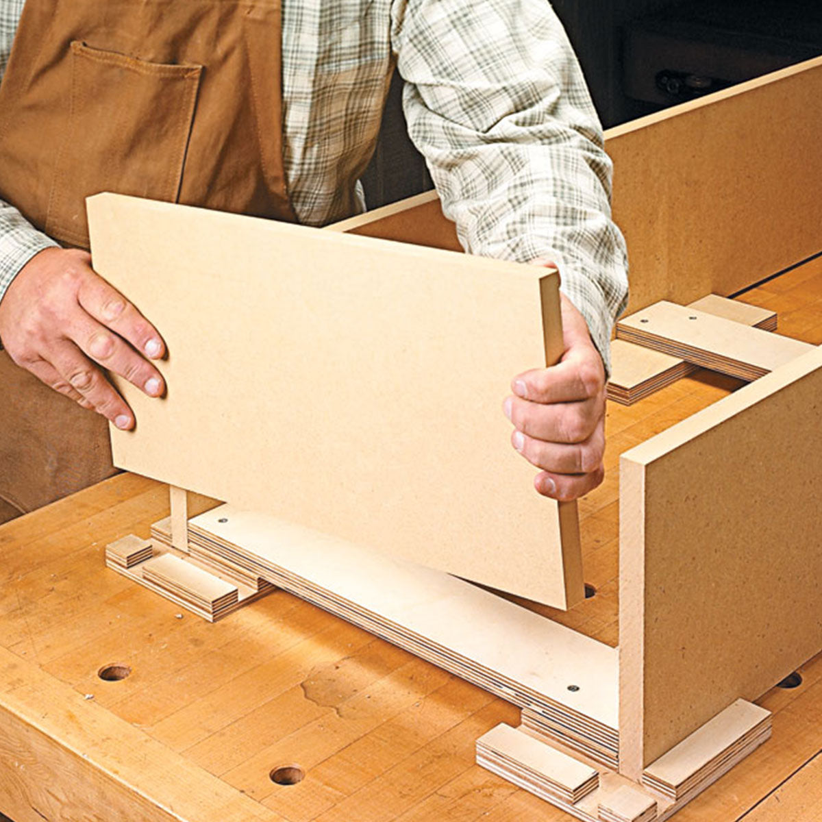 Woodsmith Built-In Bookcases Standard Plan & Premium Shop Drawings