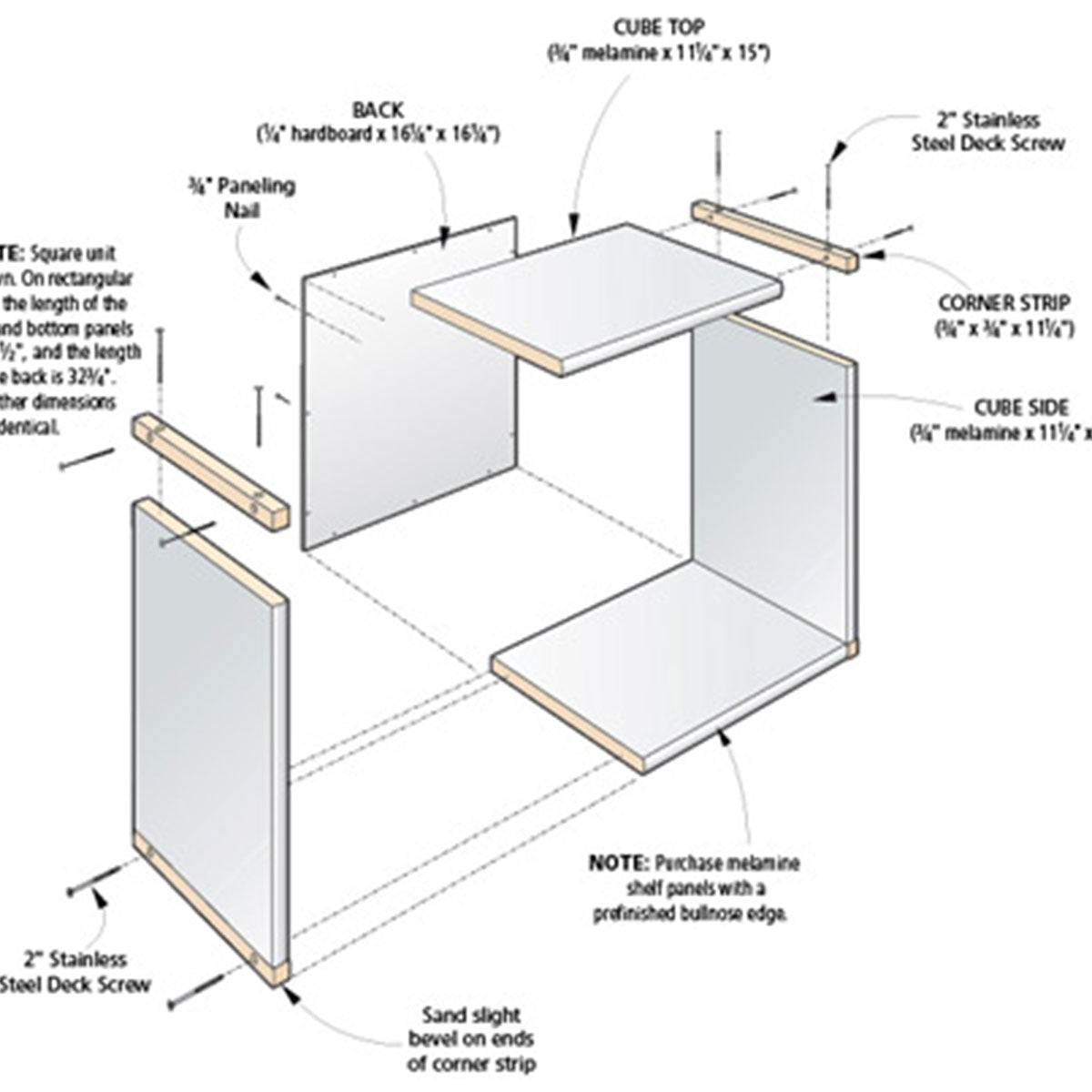 Woodsmith Stackable Storage Cubes Plan