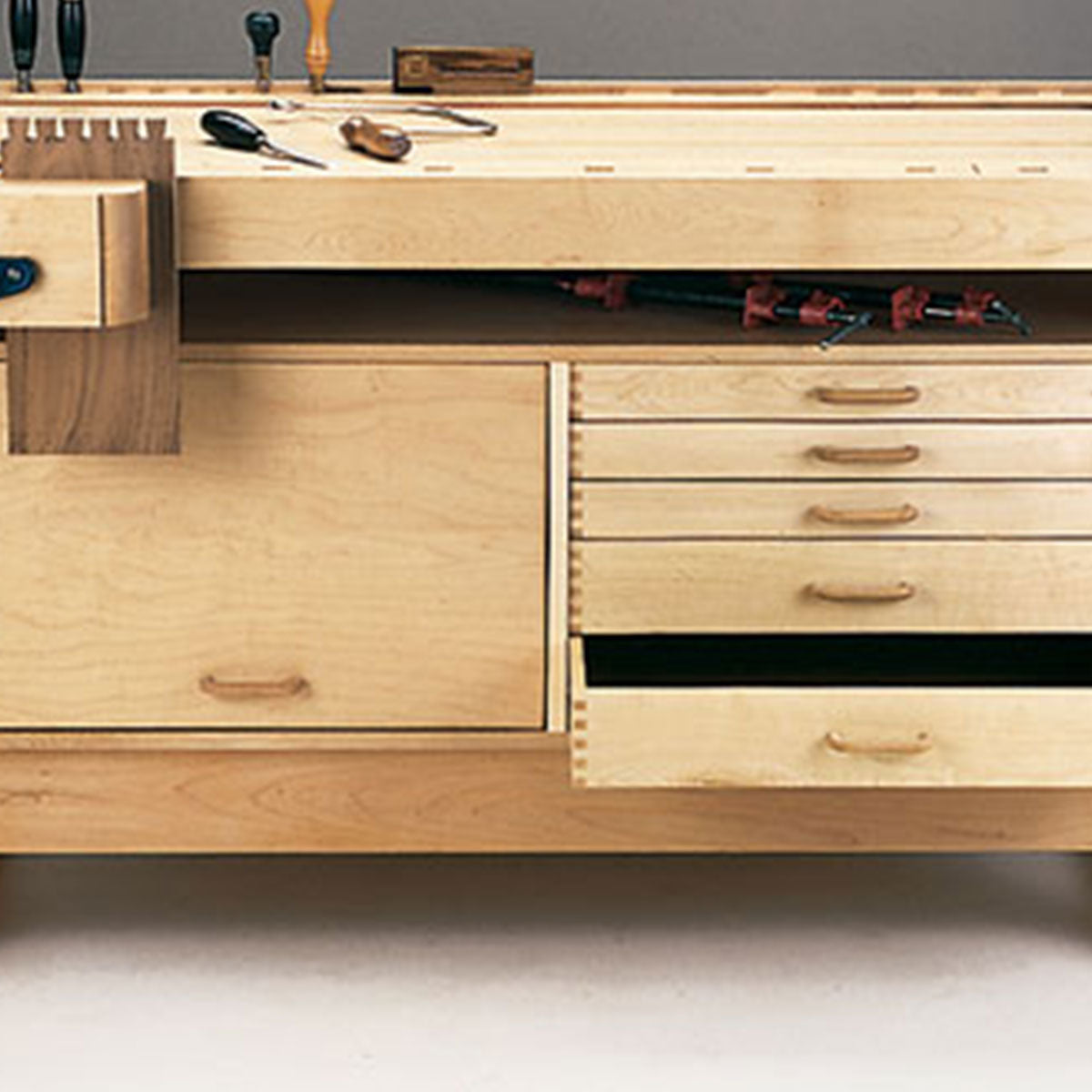 Woodsmith Workbench Cabinet Plan