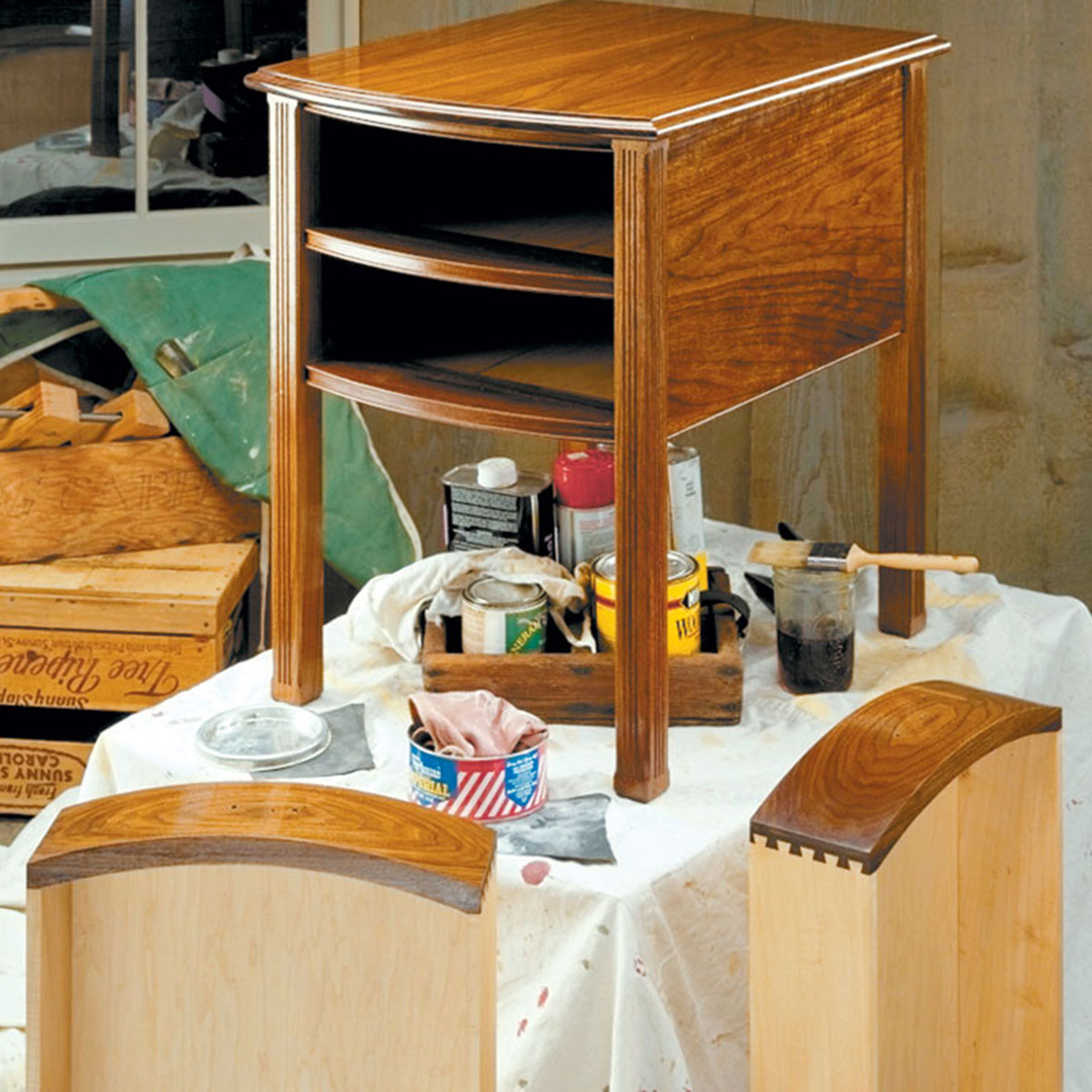 Woodsmith Bow-Front End Table Plan