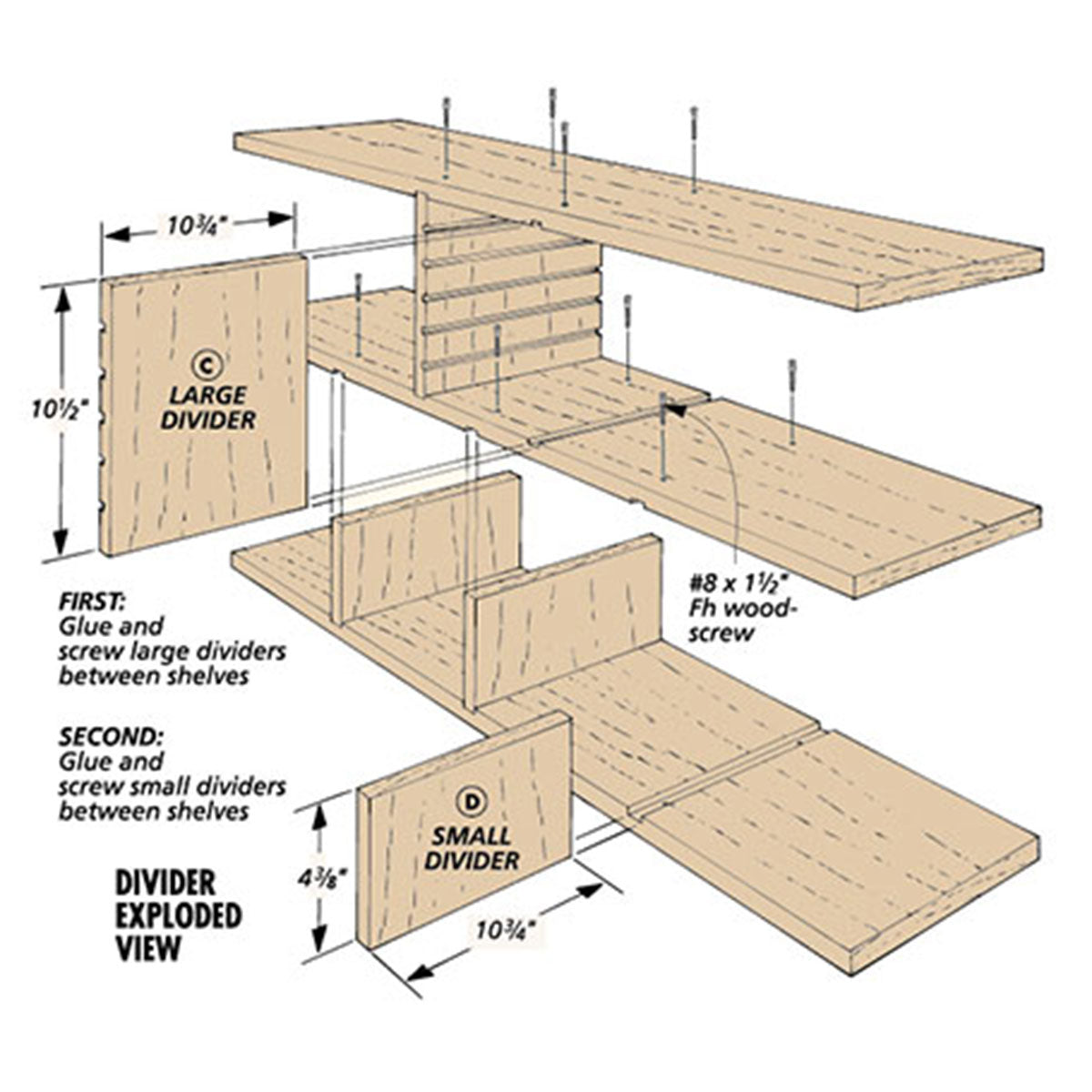 Woodsmith Wall-Mounted Utility Shelf Plan