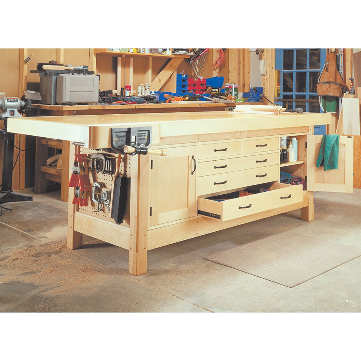 Woodsmith Rock-Solid Workbench Plan