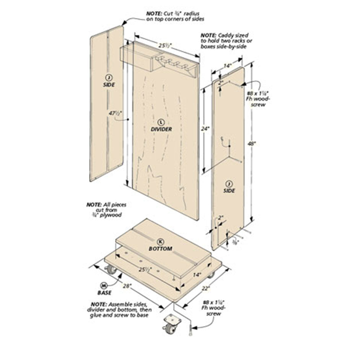 Woodsmith Clamp Cart & Storage Plan