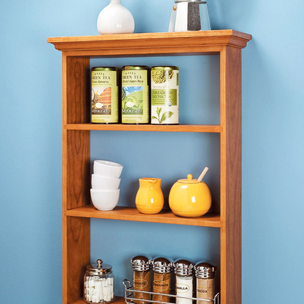 Woodsmith Dovetailed Display Shelf Plan
