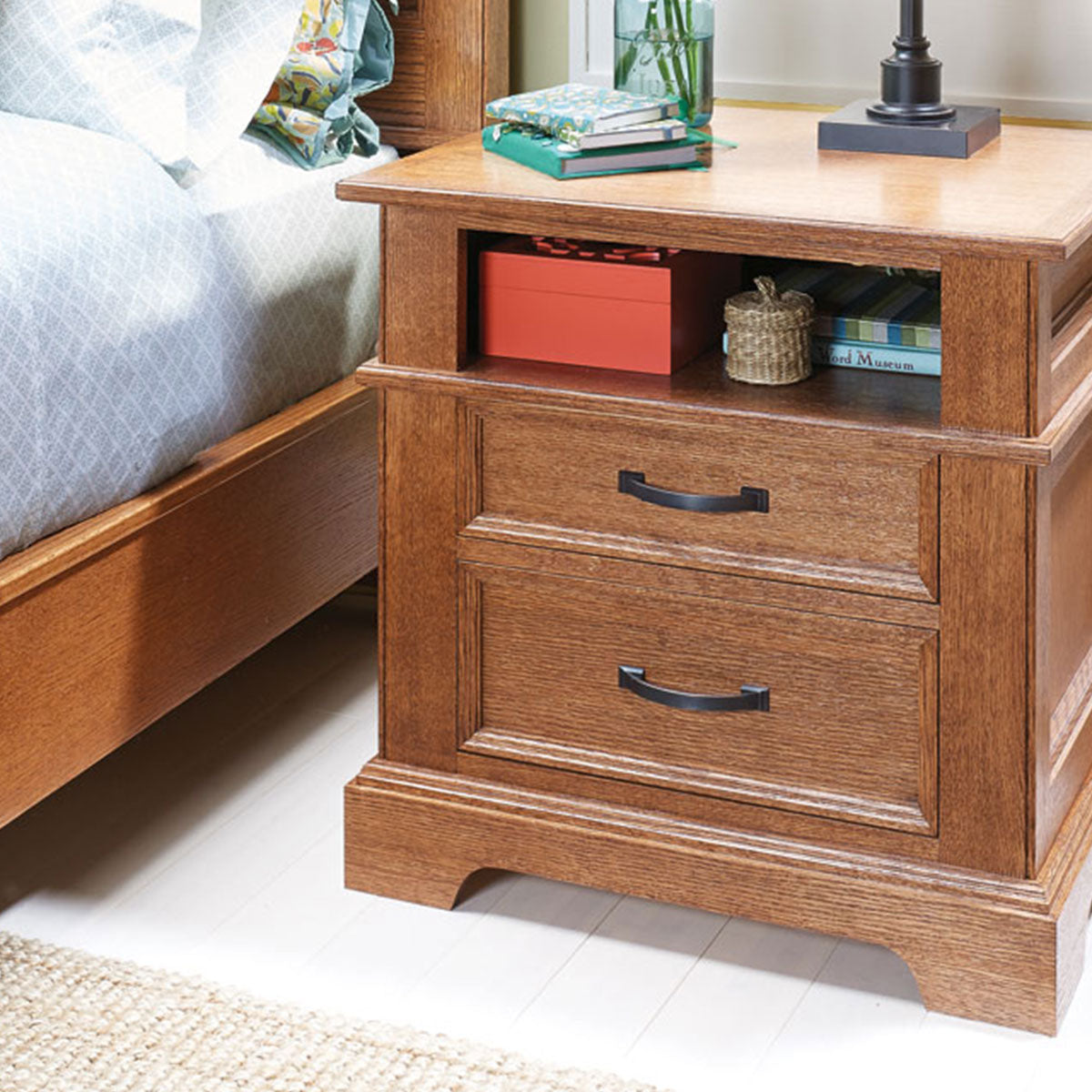 Woodsmith Bedroom Suite Oak Nightstand Plan