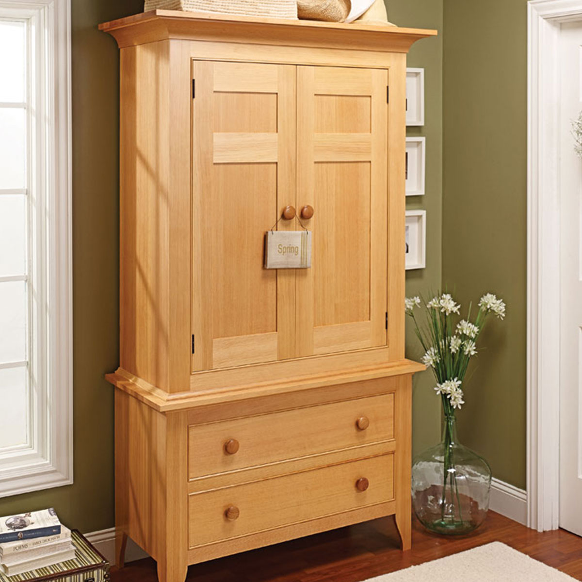 Woodsmith Linen Press Standard Plan & Premium Shop Drawings