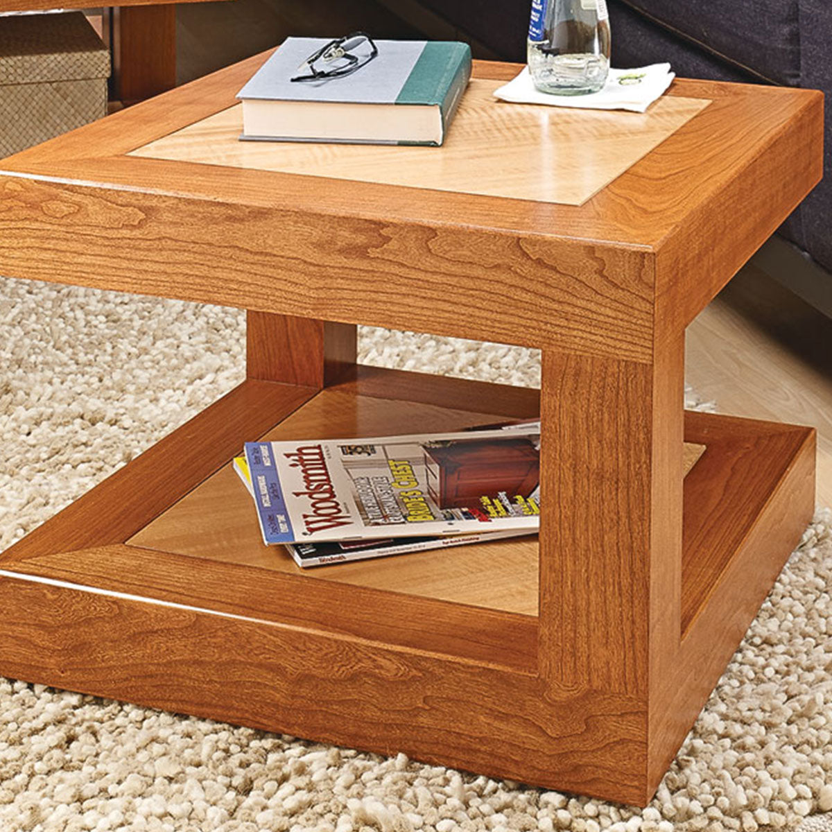 Woodsmith 4-Square Coffee Table Standard Plan & Premium Shop Drawings