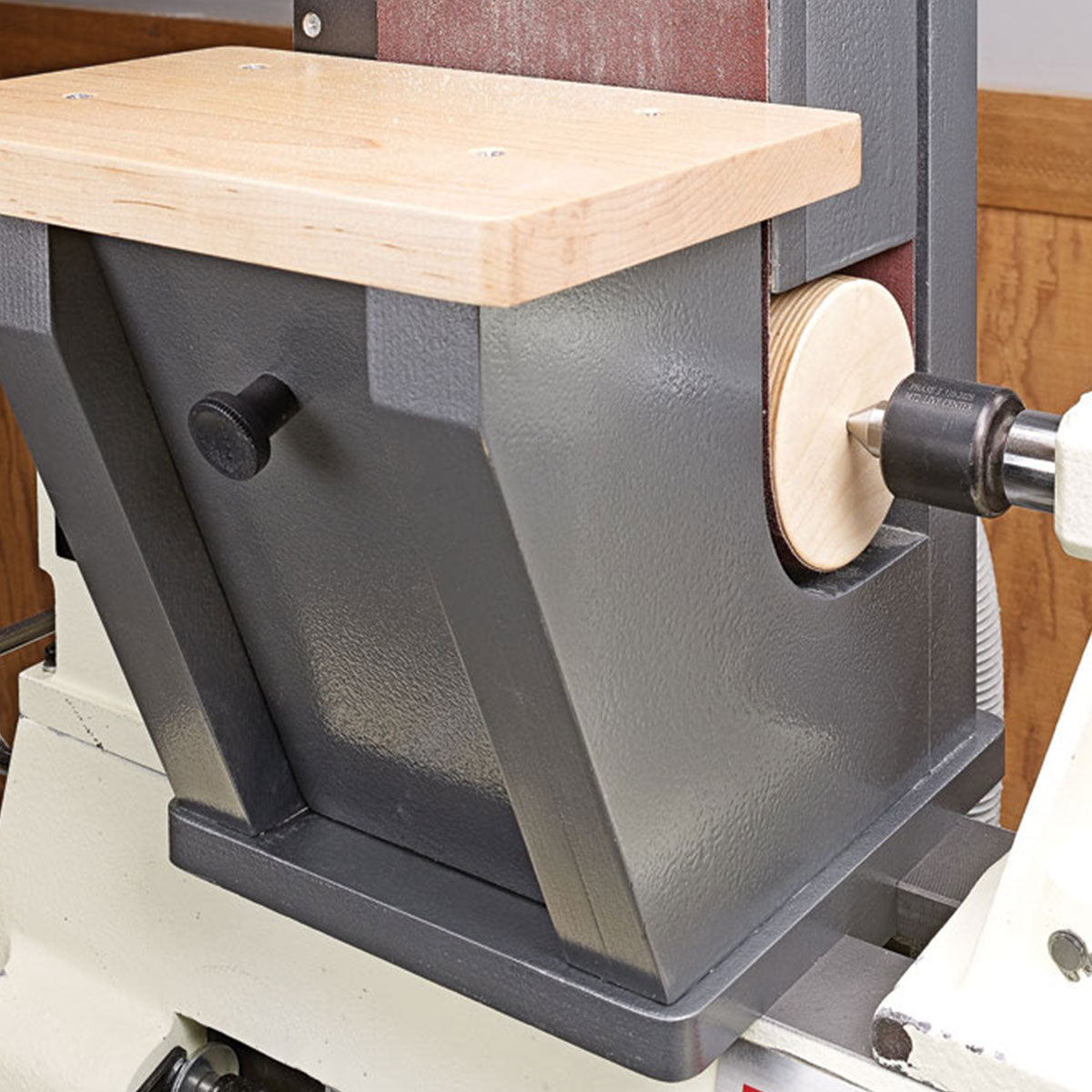 Woodsmith Lathe-Driven Belt Sander Standard Plan & Premium Shop Drawings