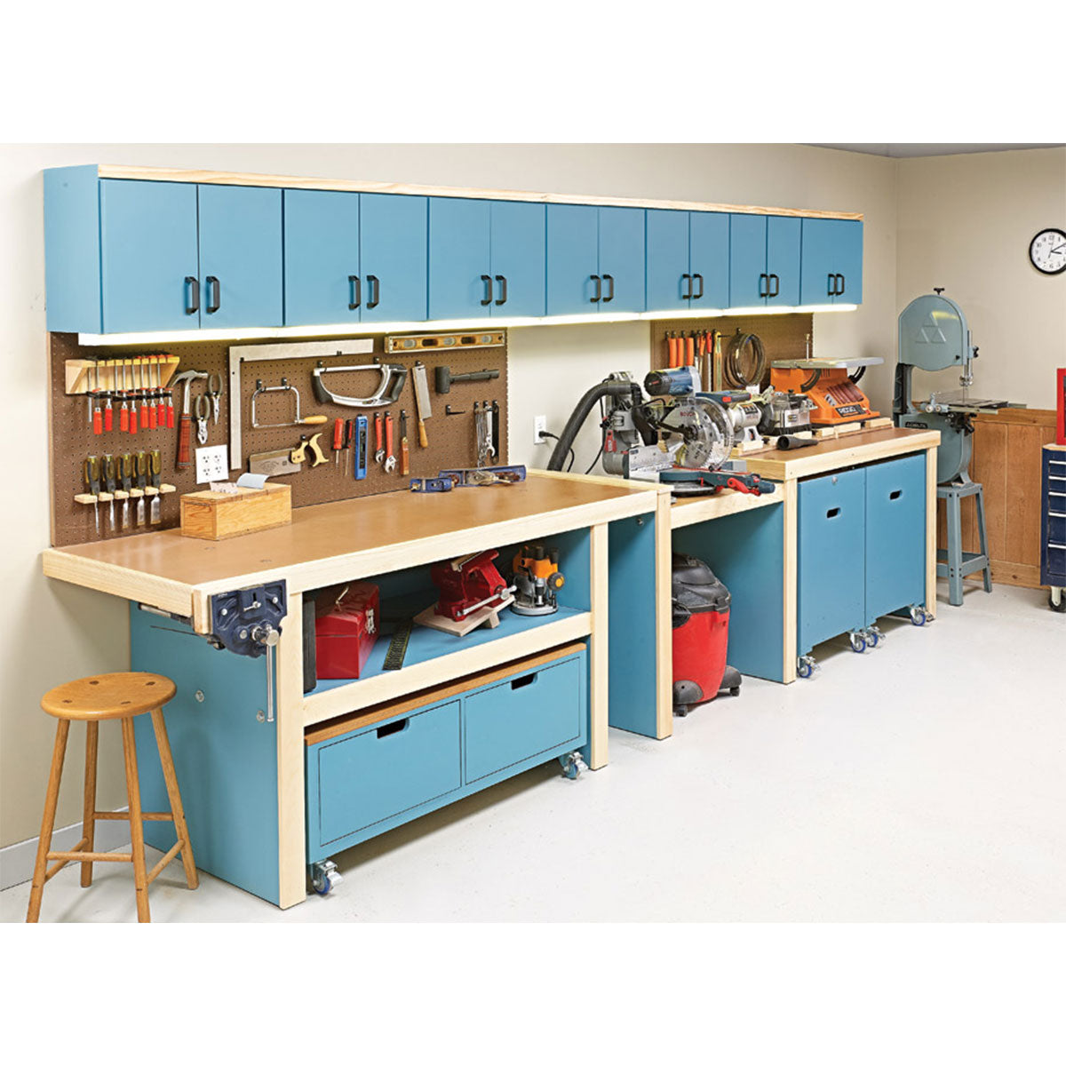Woodsmith All-New One-Wall Workshop Standard Plan & Premium Shop Drawings