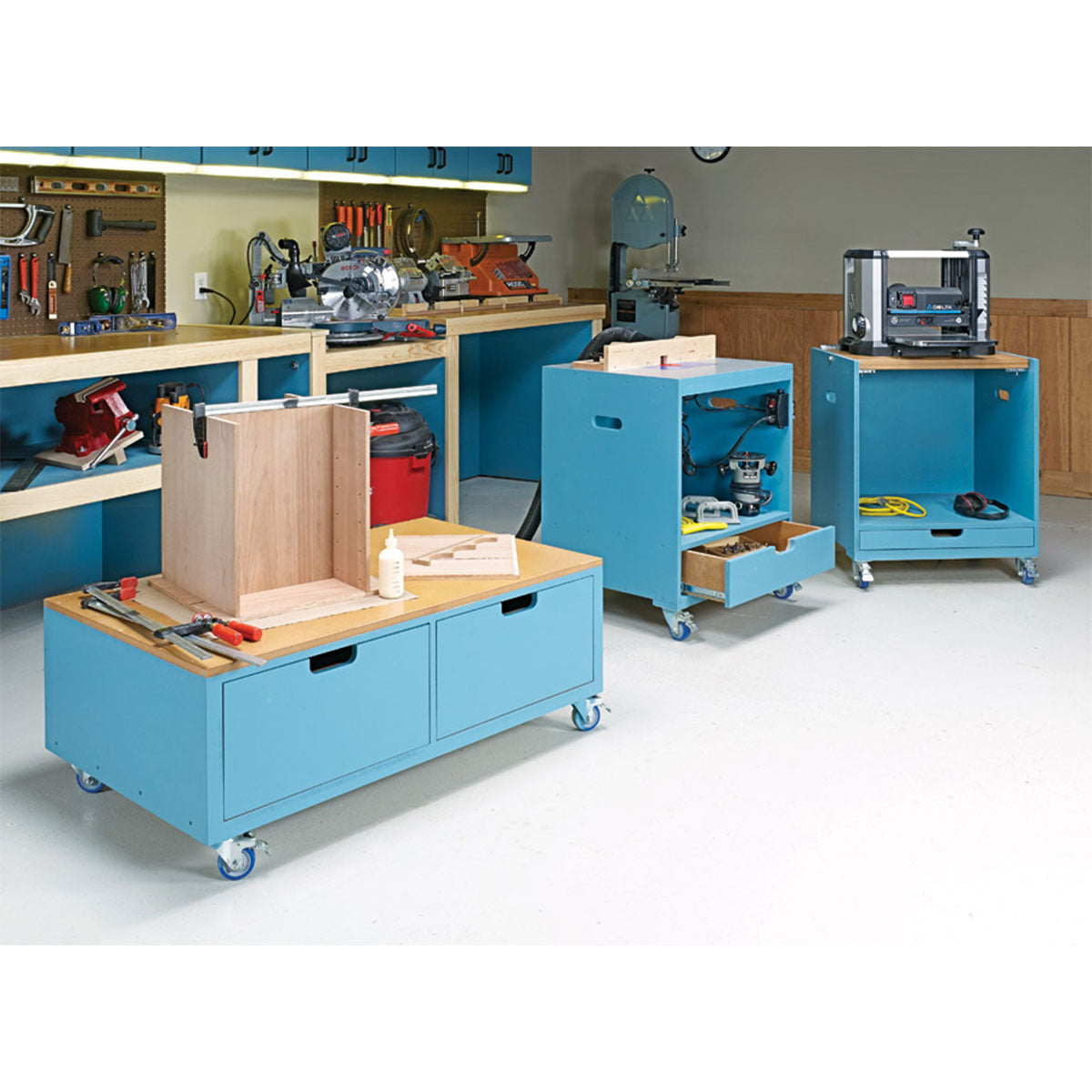 Woodsmith All-New One-Wall Workshop Standard Plan & Premium Shop Drawings