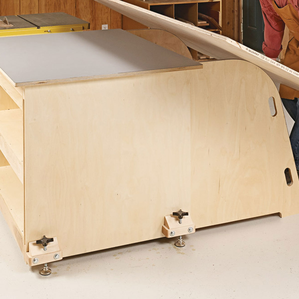 Woodsmith Ultimate Outfeed Table Standard Plan & Premium Shop Drawings