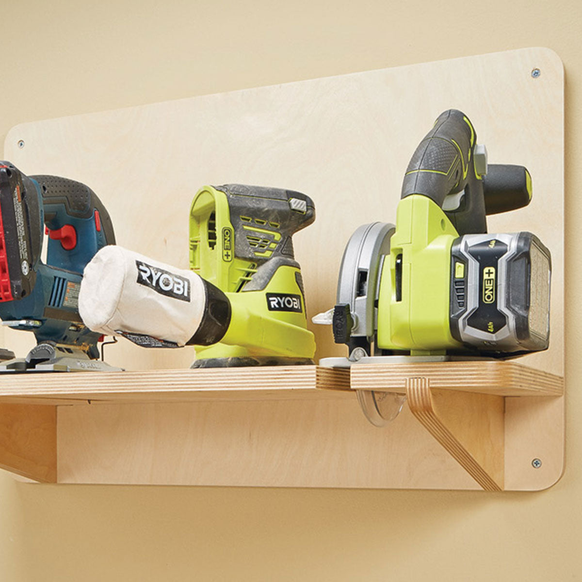 Woodsmith Cordless Drill Charging Station Standard Plan & Premium Shop Drawings