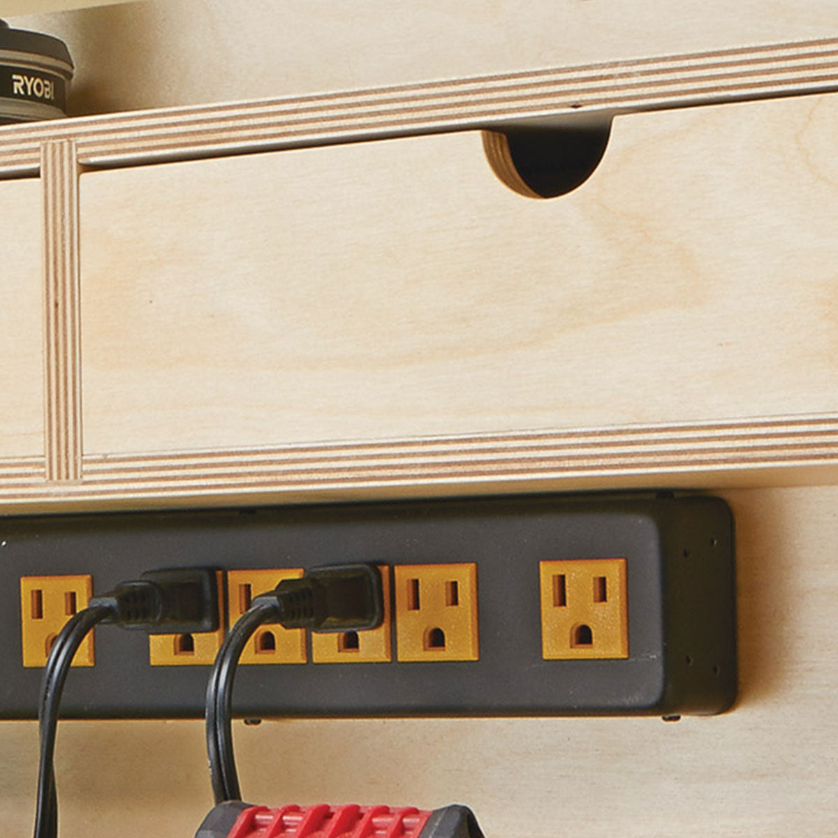 Woodsmith Cordless Drill Charging Station Standard Plan & Premium Shop Drawings