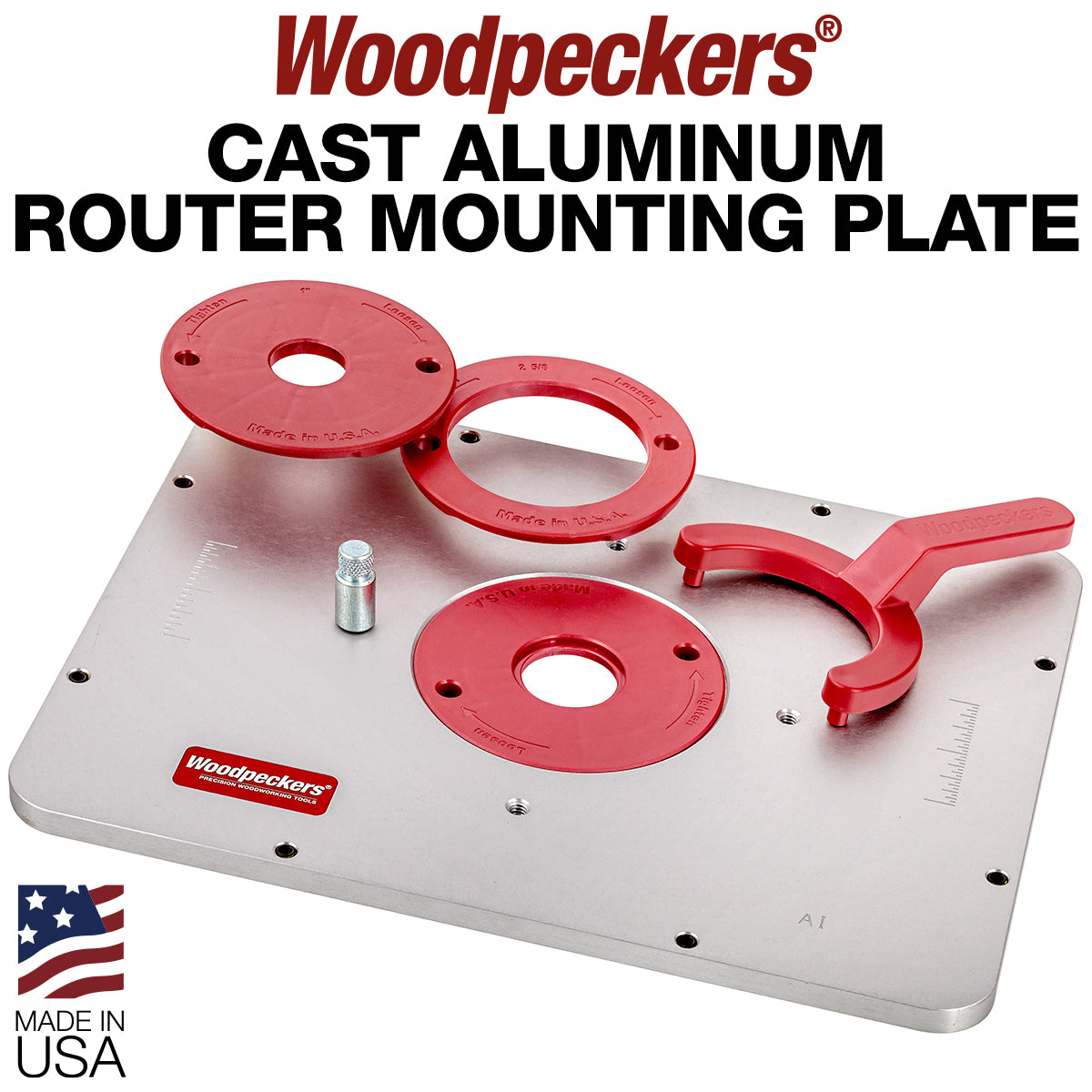 Cast Aluminum Router Mounting Plate - Closeout