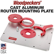 Cast Aluminum Router Mounting Plate - Closeout