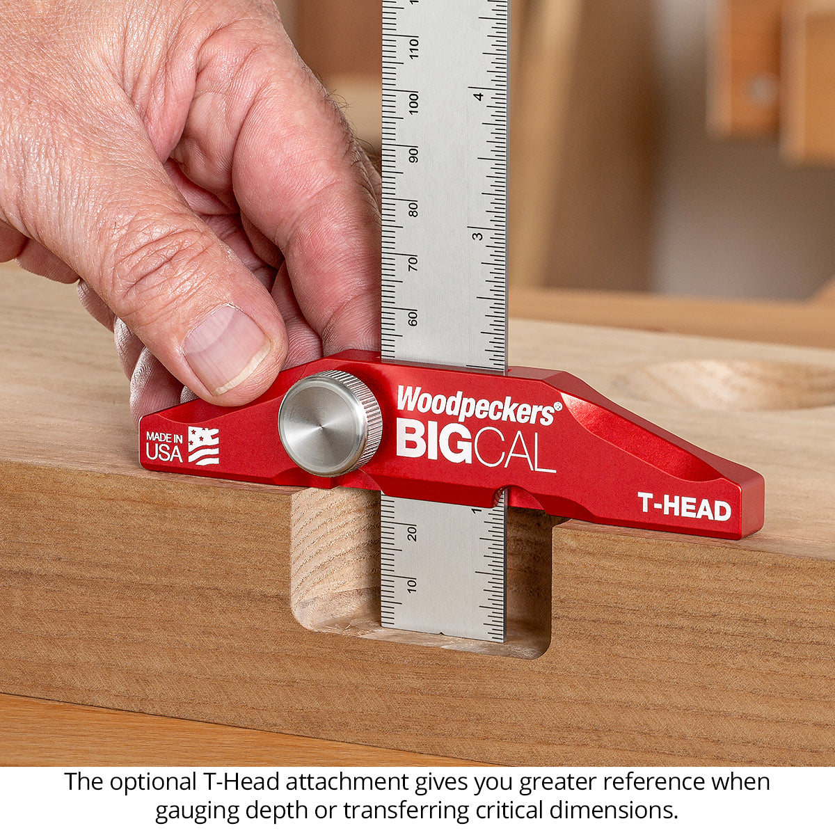 Big Cal Woodworking Calipers - T-Head Attachment Add-On
