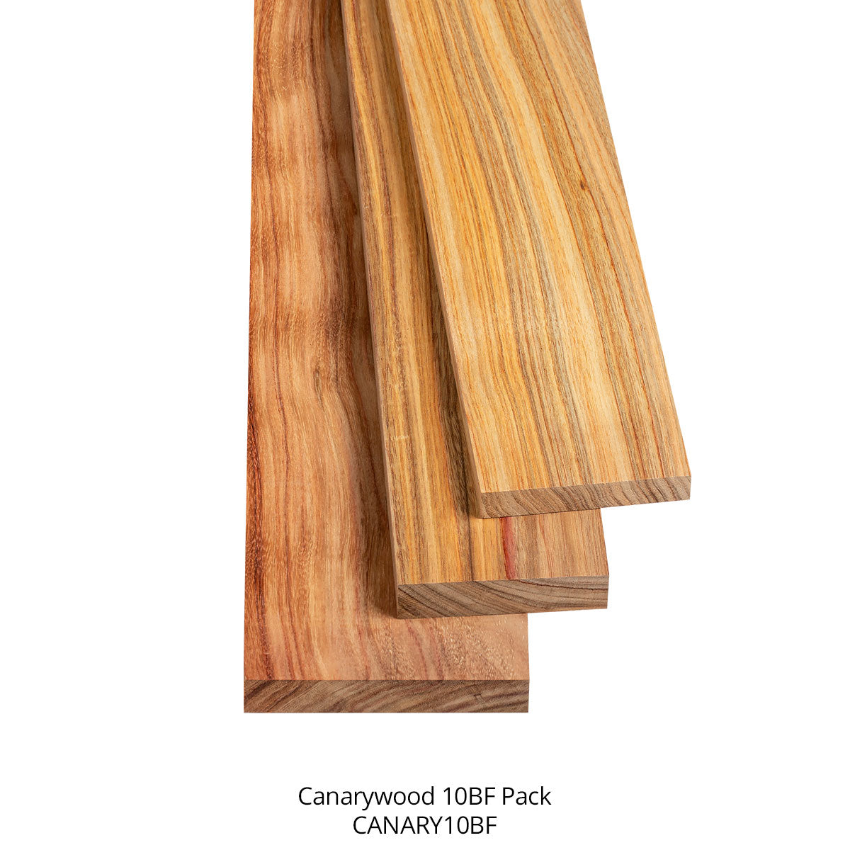 Canarywood 10 Board Foot Project Lumber Packs