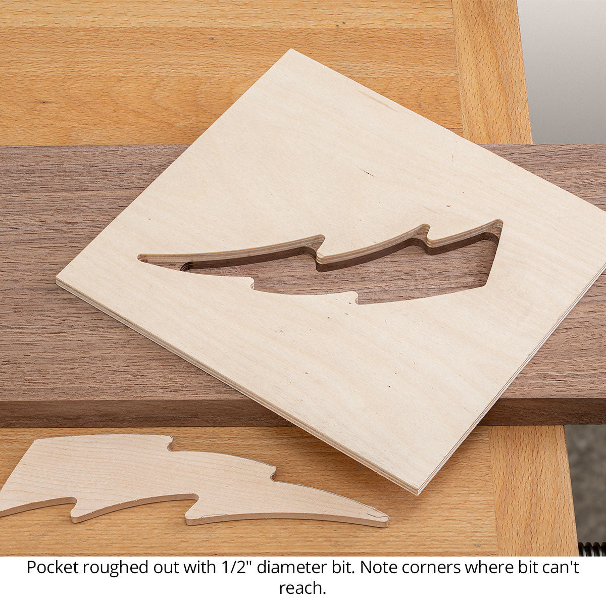 Micro Bearing Pattern Router Bits - Straight or Spiral - 1/4 Shank - Carbide Head