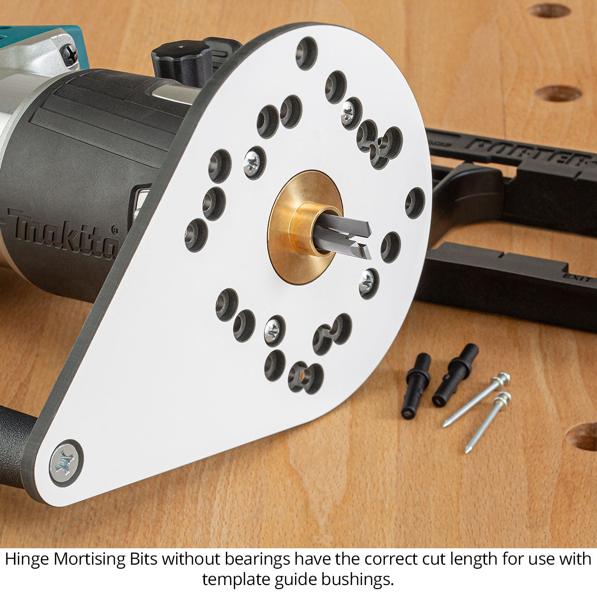 Hinge Mortising Router Bits - Carbide Tipped