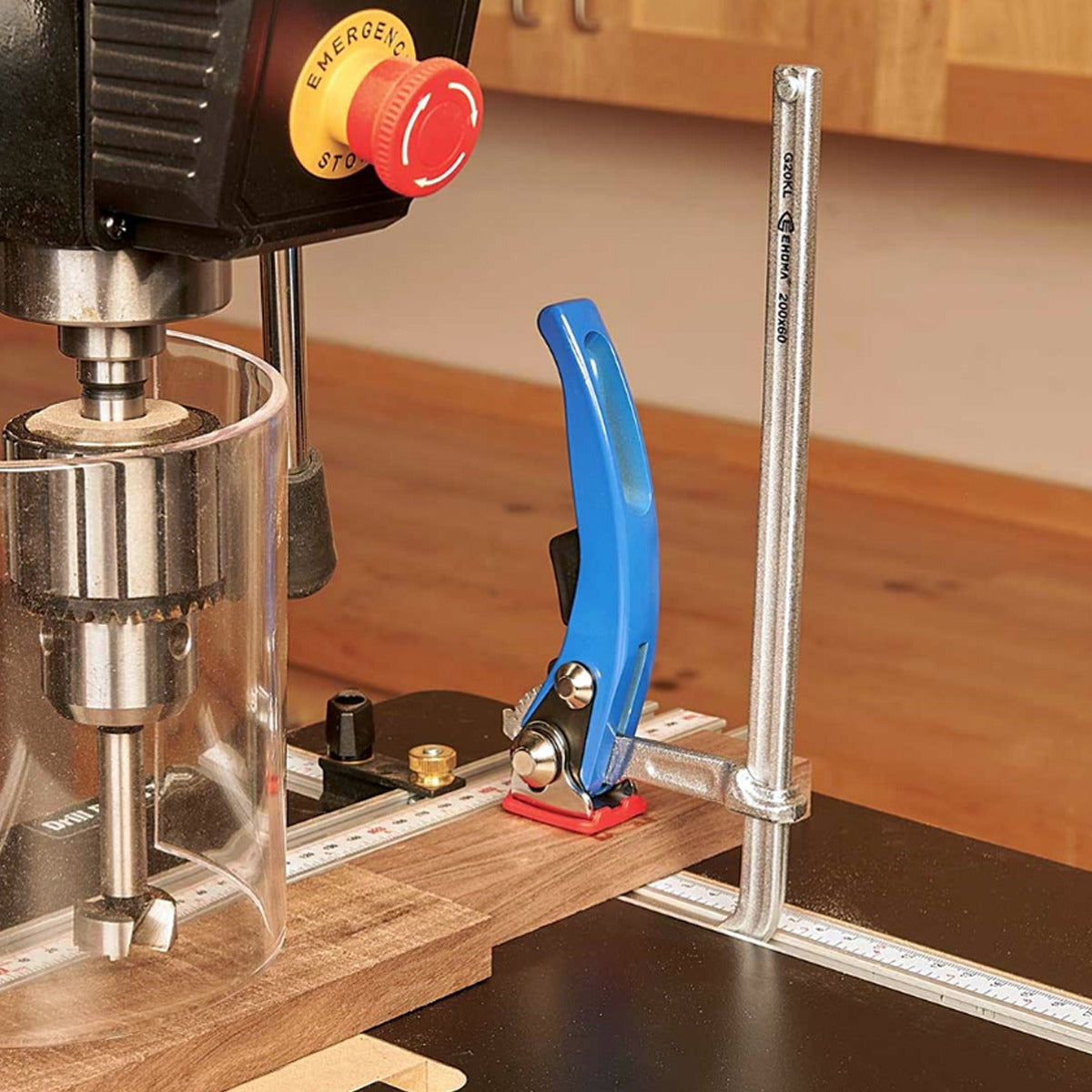EHOMA 7-1/2” Track Clamp with Ratcheting Handle