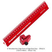 Woodpeckers Woodworkers Edge Rule 6 with Edge Rule Stop - OPEN BOX