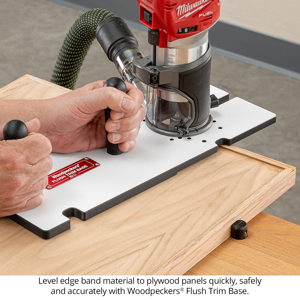 Flush Trim Base for Compact and Mid-Size Routers