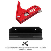 in-DEXABLE Combination Square Head Only - METRIC - and Rack-It - CLOSEOUT