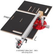 In-DEXABLE Miter Sled w/ Drop Zone - OPEN BOX