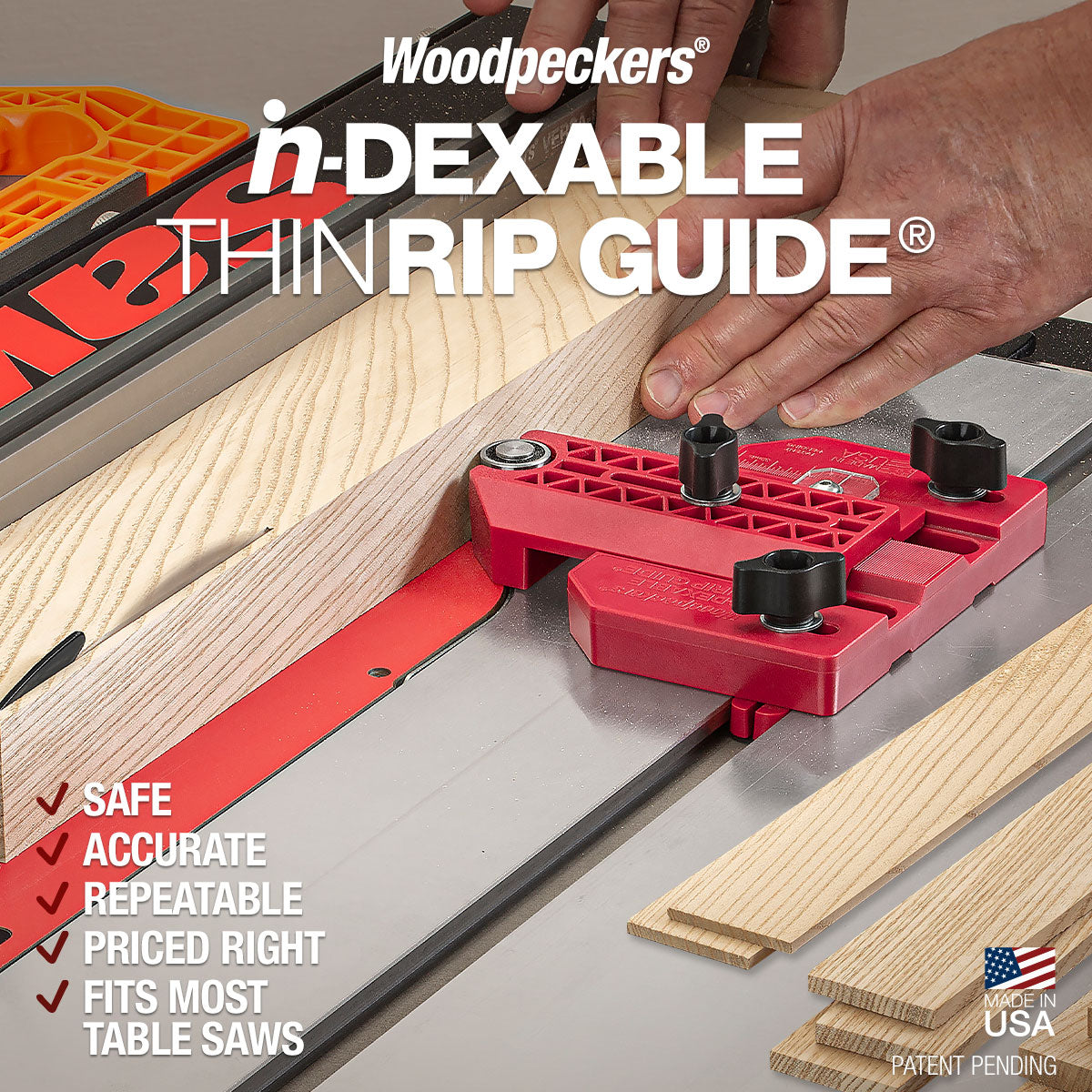 Woodpeckers in-DEXABLE ThinRip Guide