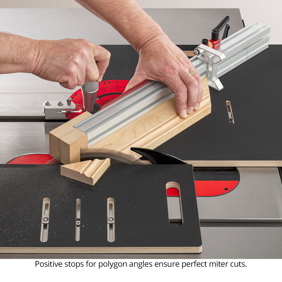 in-DEXABLE Miter Sled w/ Drop Zone