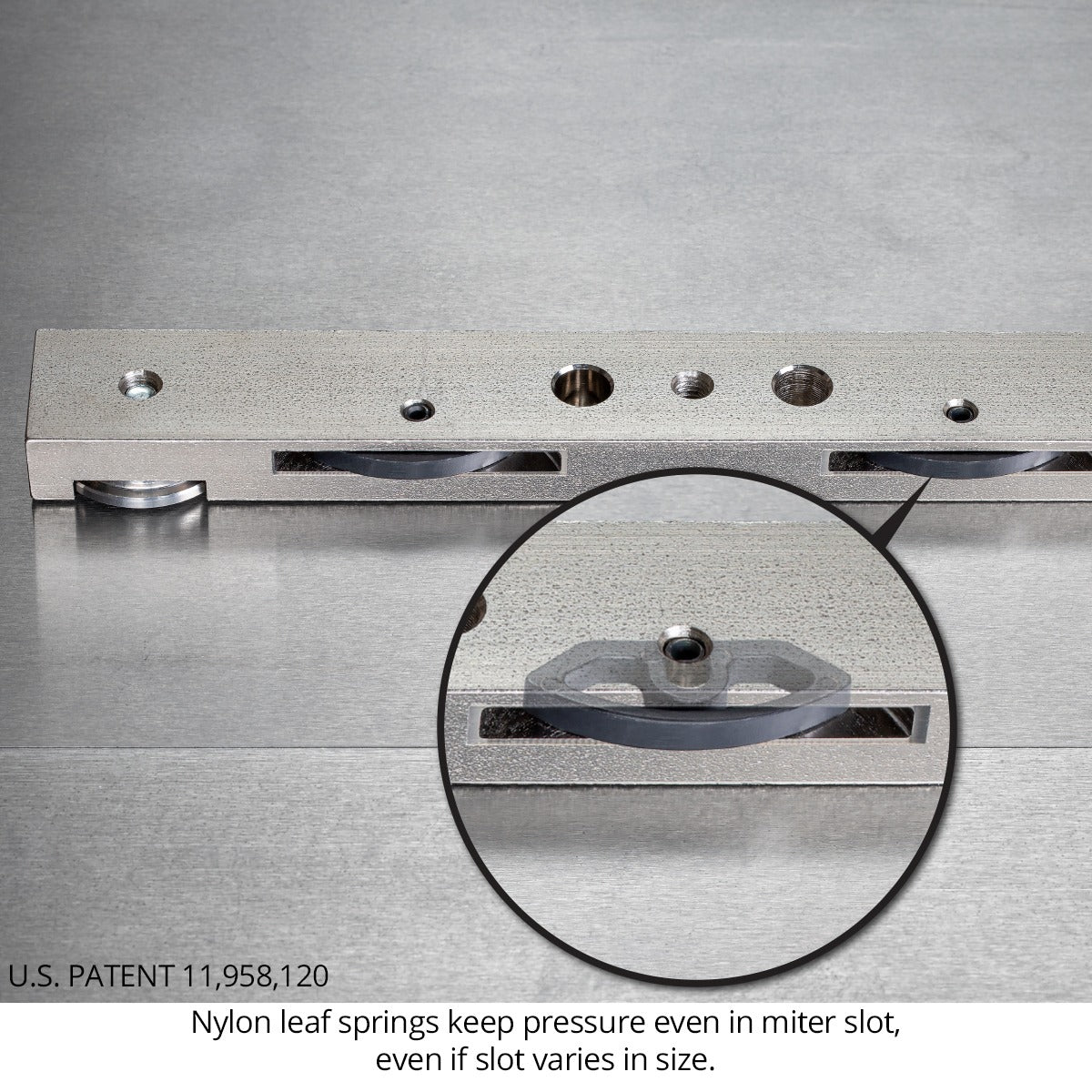 in-DEXABLE Miter Sled w/ Drop Zone
