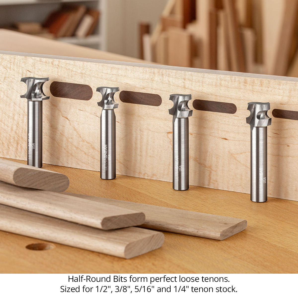 Inch Half Round Router Bits For Loose Tenons