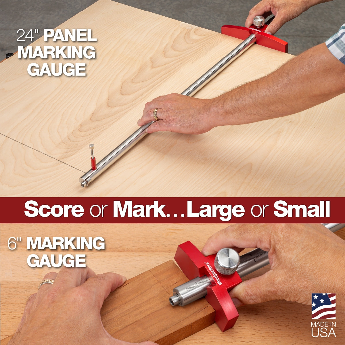 24" Panel Marking Gauge - Stainless Steel Bar - CLOSEOUT