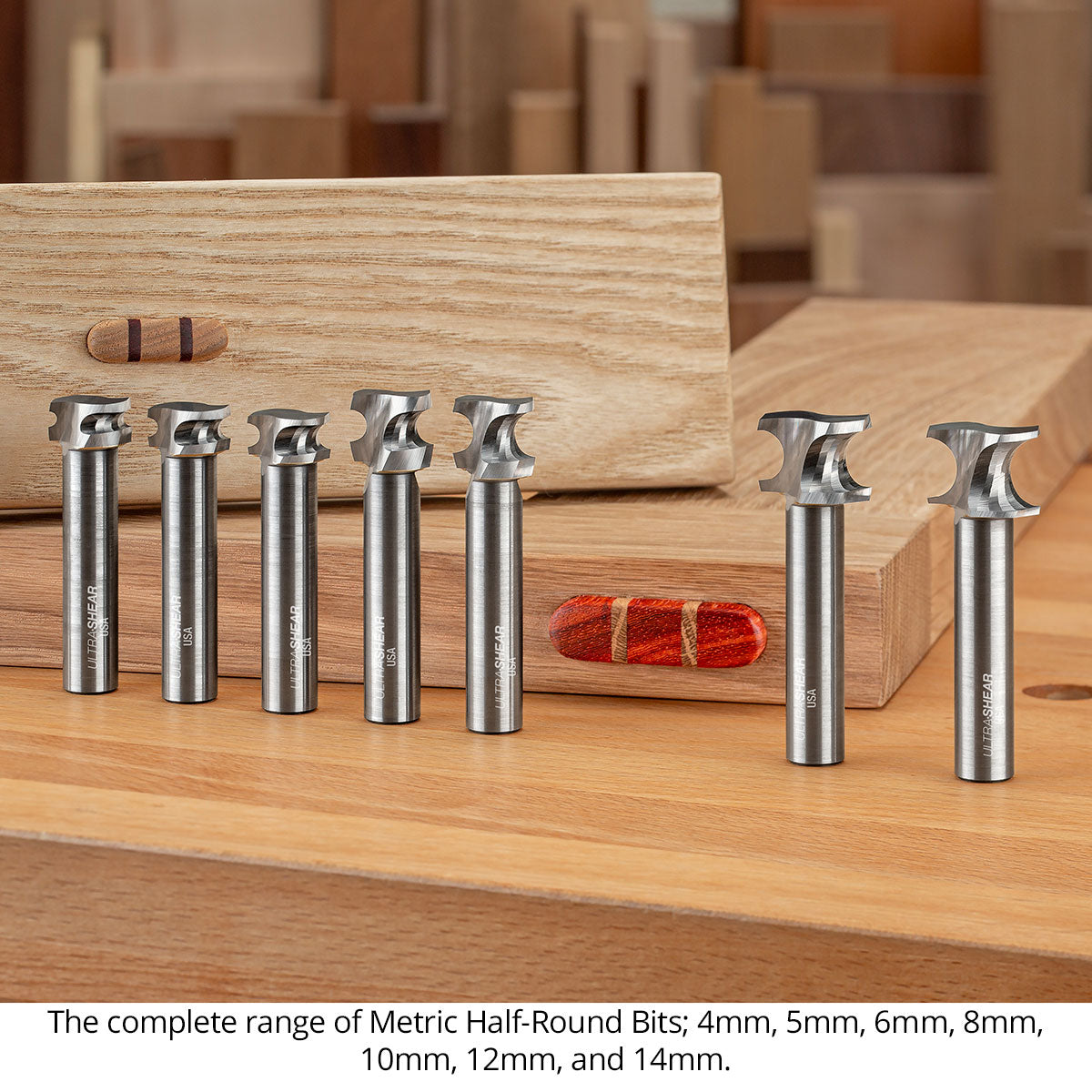 Metric Half Round Router Bits For Domino Tenons
