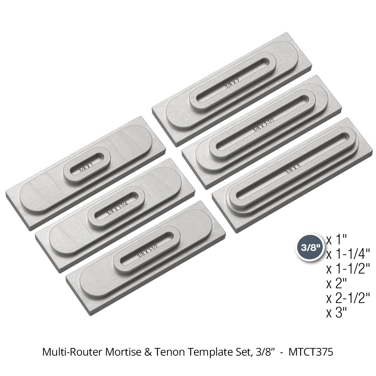 Multi-Router Mortise & Tenon Template Kits
