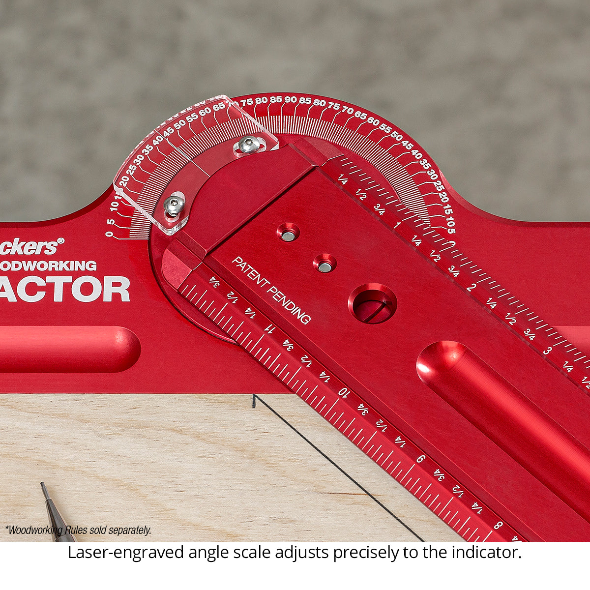 Precision Woodworking Protractor Add-On